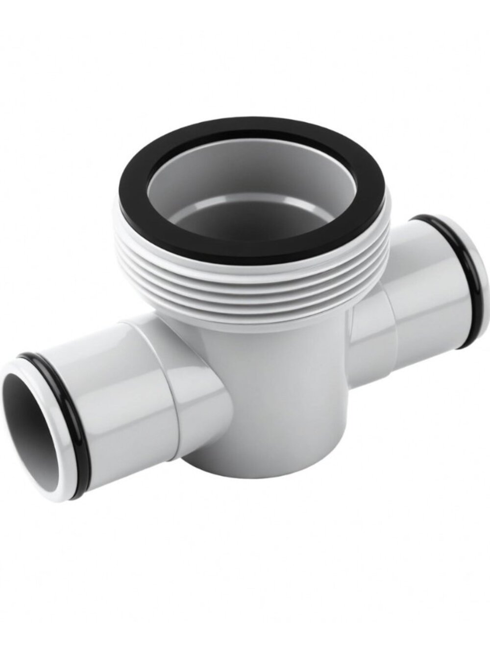 Swimming Pool T-Joint Adapter For Drainage & Circulation 4.31" X 1.5" X 1.25" Du